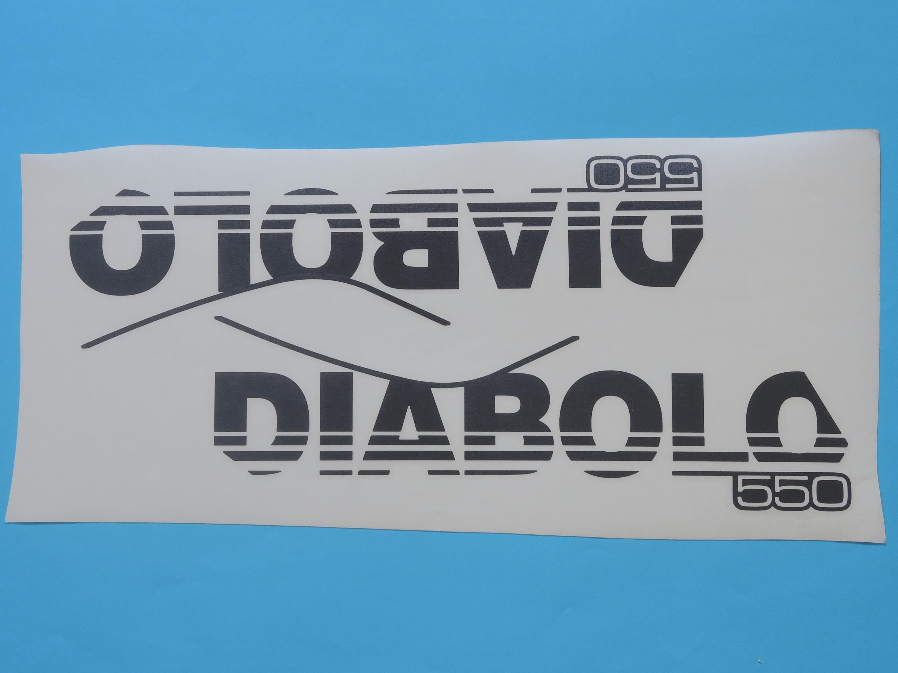 Schriftzug "Diabolo 550"